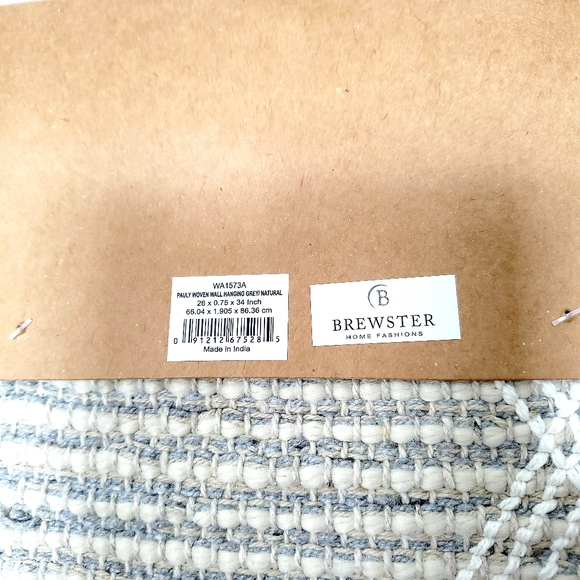 Habitat Decor Diamond Wool & Jute Wall Tapestry - Picture 5 of 7